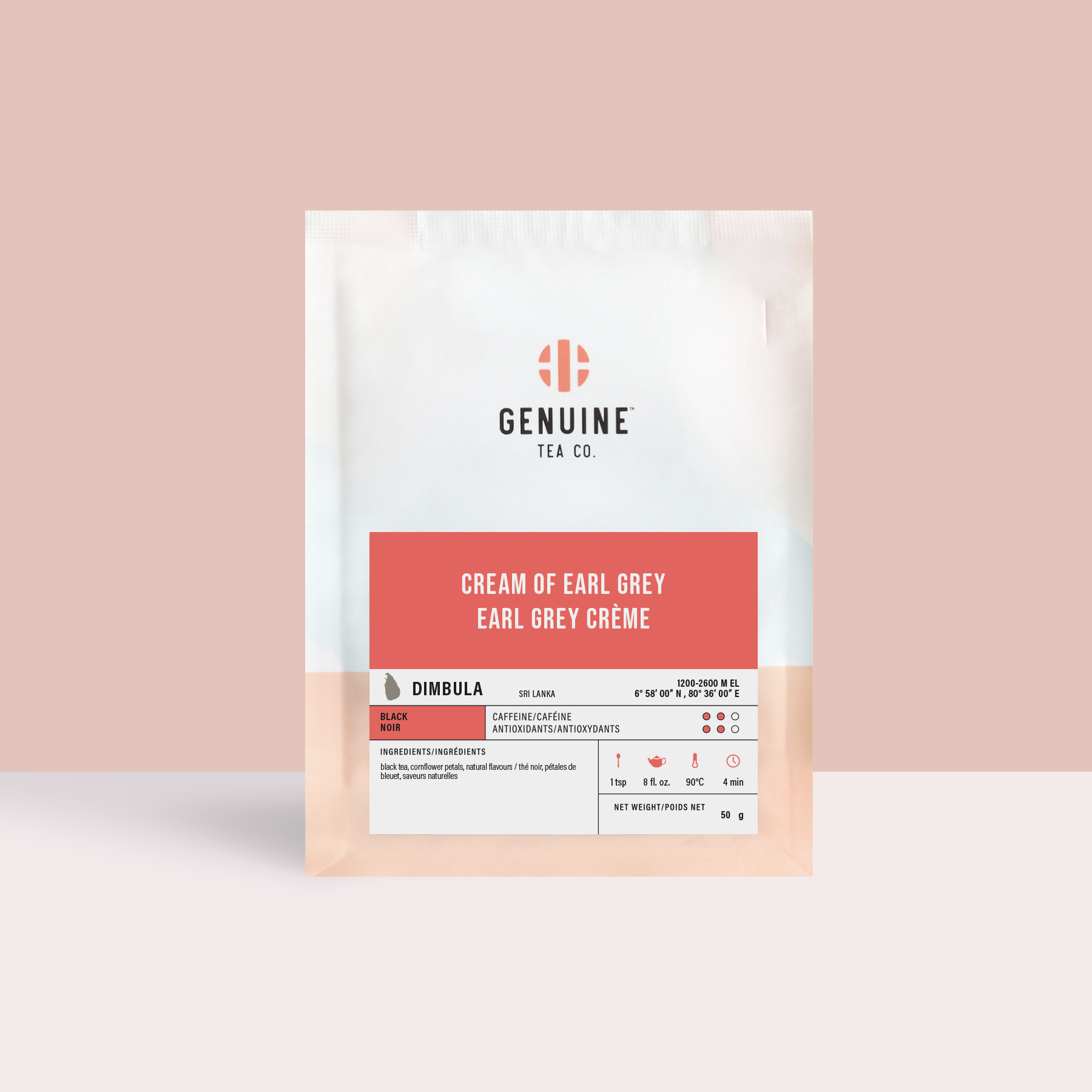 50g bag of Cream of Earl Grey Tea