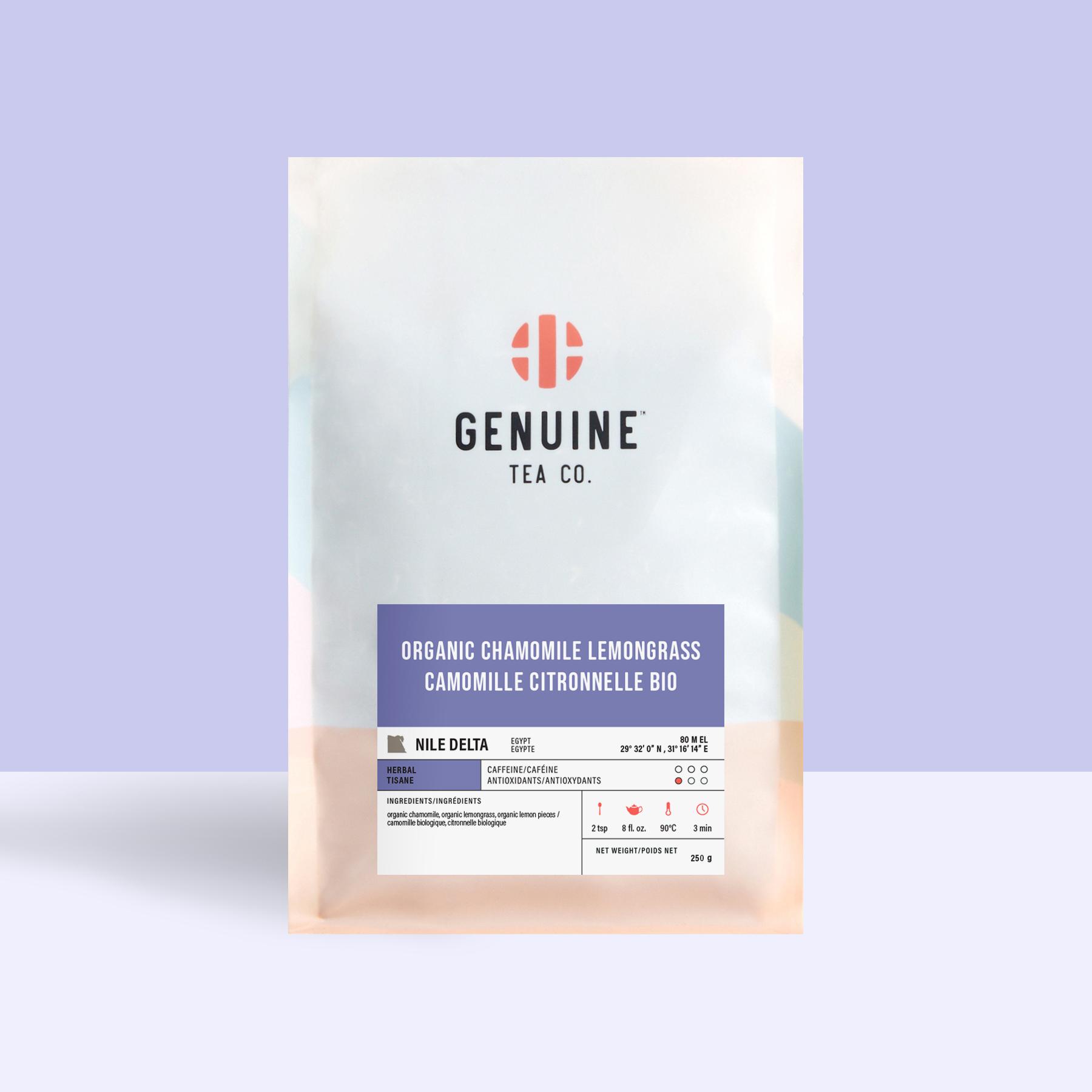 500g bag of Organic Chamomile Lemongrass tea